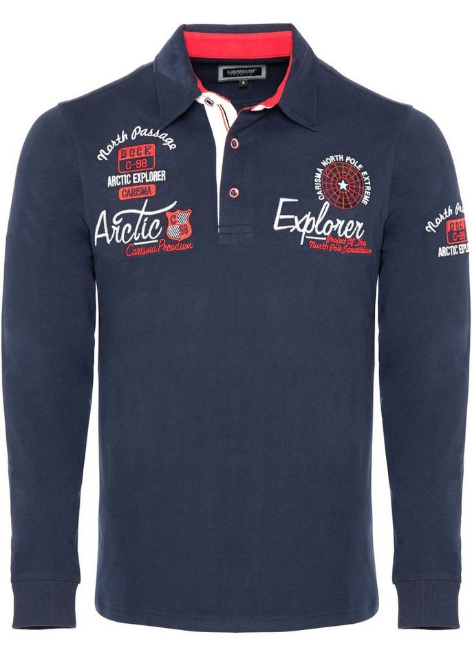 CARISMA Poloshirt mit Stickerei Explorer von CARISMA