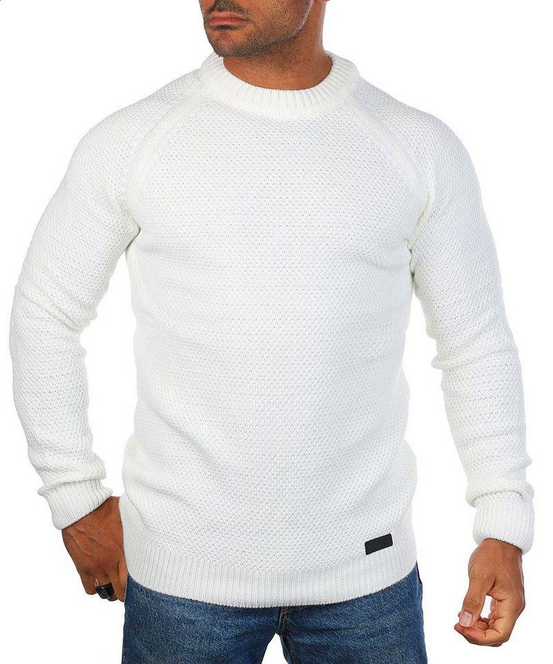 CARISMA Strickpullover Herren mittelgrob gestrickt einfarbig klassisch trendiger Strick 7945 von CARISMA