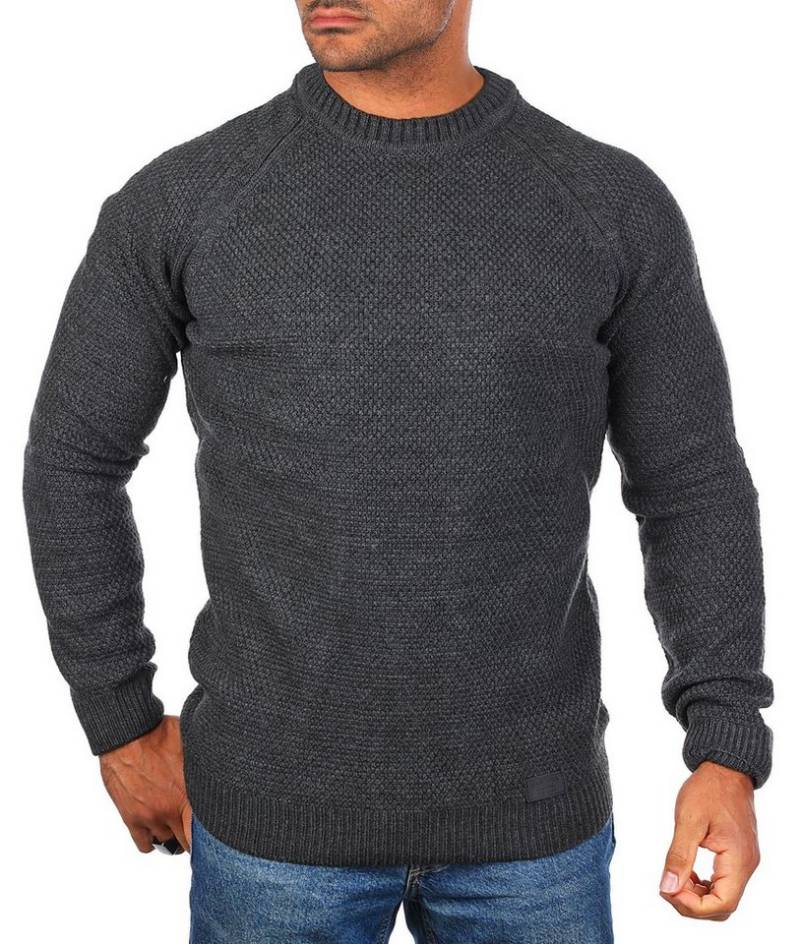 CARISMA Strickpullover Herren mittelgrob gestrickt einfarbig klassisch trendiger Strick 7945 von CARISMA
