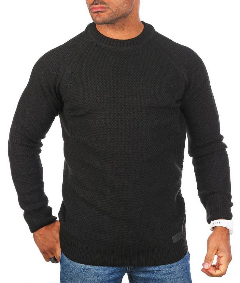 CARISMA Strickpullover Herren mittelgrob gestrickt einfarbig klassisch trendiger Strick 7945 von CARISMA