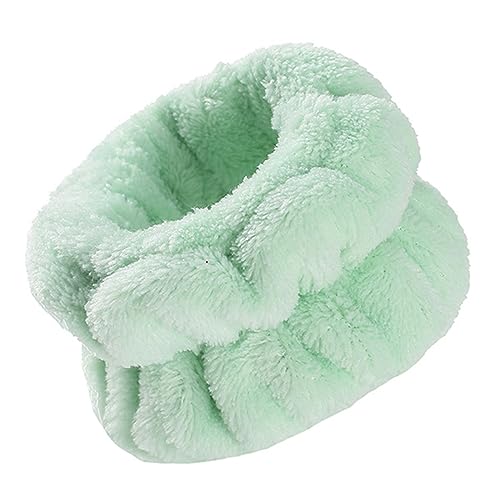 Handgelenk-Waschband, saugfähiges Mikrofaser-Handgelenk-Handtuch zum Waschen des Gesichts, für Frauen und Mädchen, Flüssigkeit vor Verschütten, grün Handgelenk-Waschband, saugfähiges Mikrofaser-Handgelenk-Handtuch zum Waschen des Gesichts, für Frauen und Mädchen, Flüssigkeit vor Verschütten, grün von CARISSETT