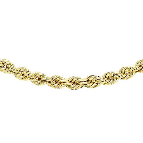 CARISSIMA Damen-Kordelkette 9ct 60 Hollow Rope Chain 375 Gelbgold 46 cm - 1.12.0184 von CARISSIMA