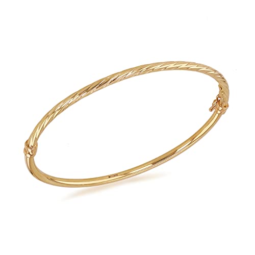 CARISSIMA Halb gedrehter Armreif aus 18 Karat Gelbgold für Damen von CARISSIMA