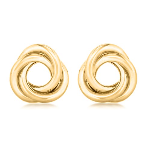 Carissima Gold Damen 11 mm Knoten Ohrstecker 9k (375) Gelbgold 1.58.1259 von CARISSIMA