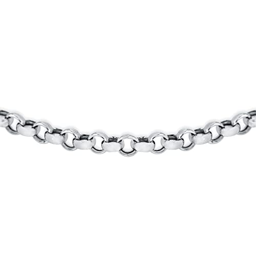 CARISSIMA Damen Erbskette 9 Karat Weißgold Runde 61cm/24 Zoll 5.14.0147 von CARISSIMA