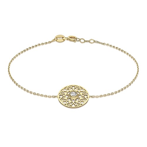 Carissima Gold Damen Gliederarmbänder Gelbgold - 1.29.8132 von CARISSIMA