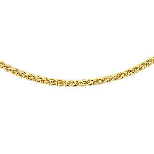 Carissima Gold Damen Halskette 9k(375) Gelbgold 1mm 51cm/20zoll 1.10.5005 von CARISSIMA