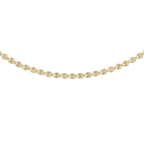 Carissima Gold Damen-Halskette Ankerkette Gelbgold 9kt 2,8mm diamantiert 41cm von CARISSIMA