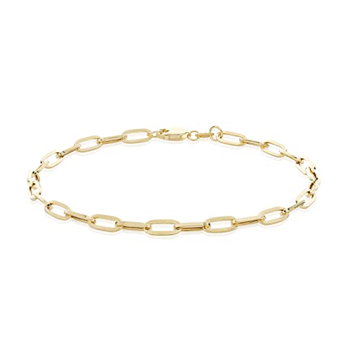 CARISSIMA Women's 9ct Yellow Gold 3.5mm Paper Chain Bracelet 19cm/7.5'' CARISSIMA Women's 9ct Yellow Gold 3.5mm Paper Chain Bracelet 19cm/7.5'' von CARISSIMA