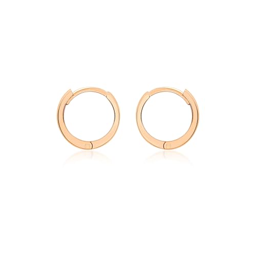 Carissima Kreolen aus 9 Karat Rotgold, 2 mm, 11 mm Frauen von CARISSIMA