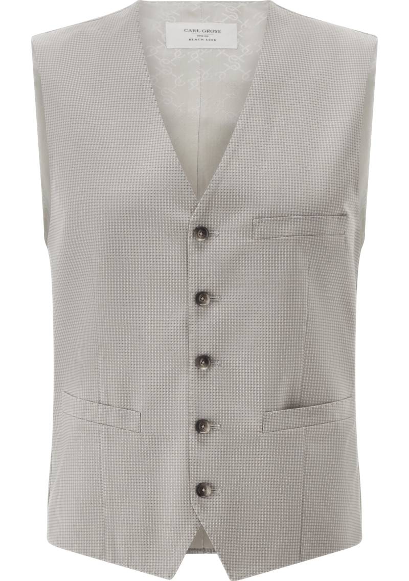 CARL GROSS BLACK LINE - CG Waldo Weste hellbeige - Gr. - 52 von CARL GROSS BLACK LINE