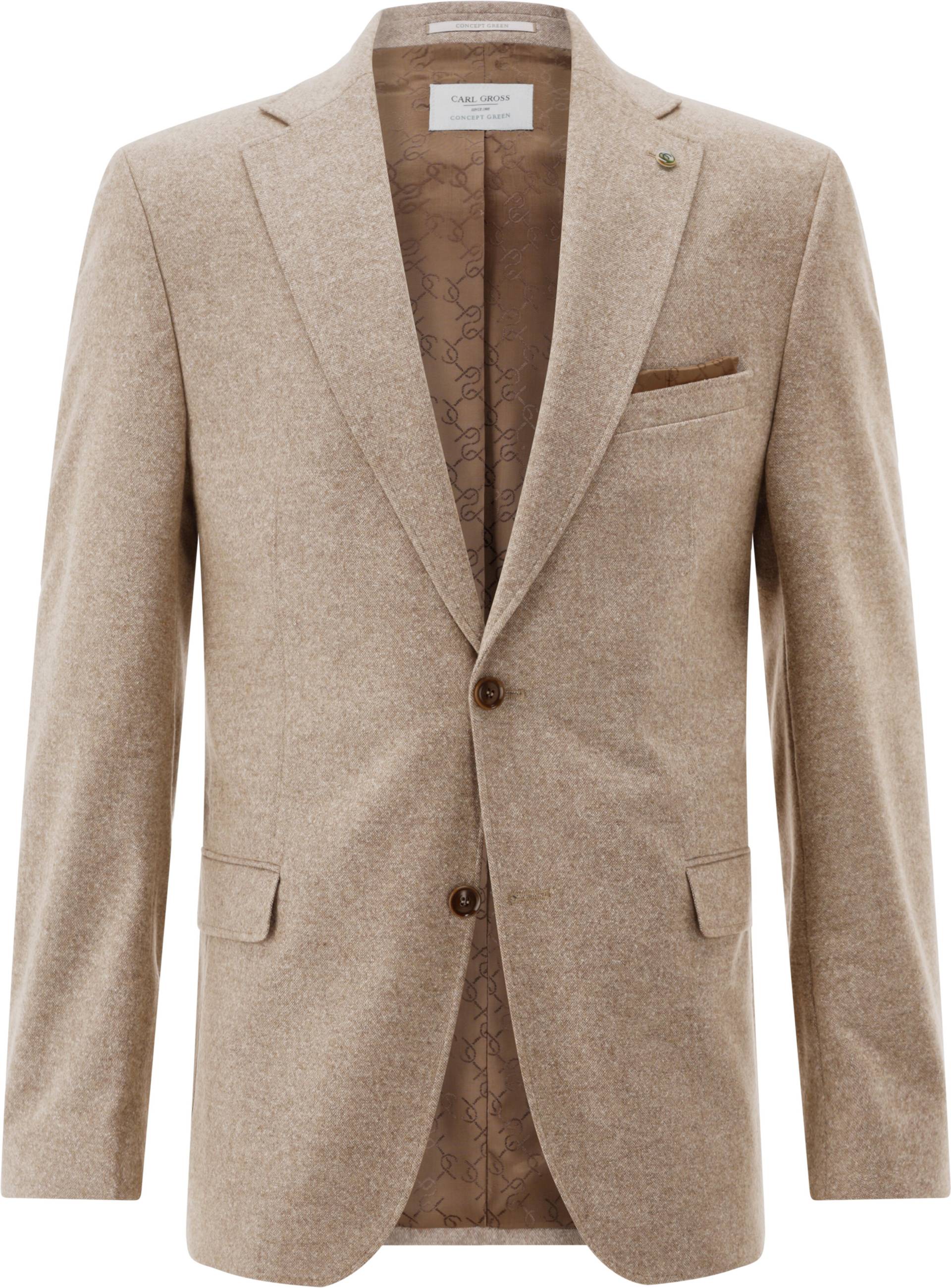 CARL GROSS CONCEPT GREEN - CG Theo-G SV Sakko hellbeige - Gr. - 50 von CARL GROSS CONCEPT GREEN