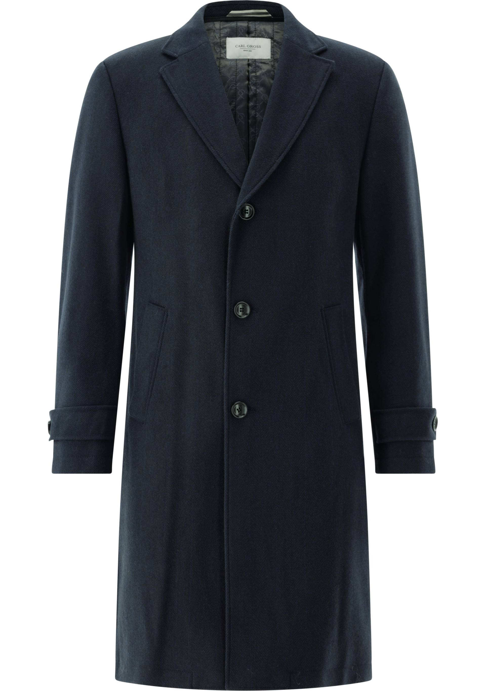 CARL GROSS - CG Raxton-V BV Mantel dunkelblau - Gr. - 52 von CARL GROSS