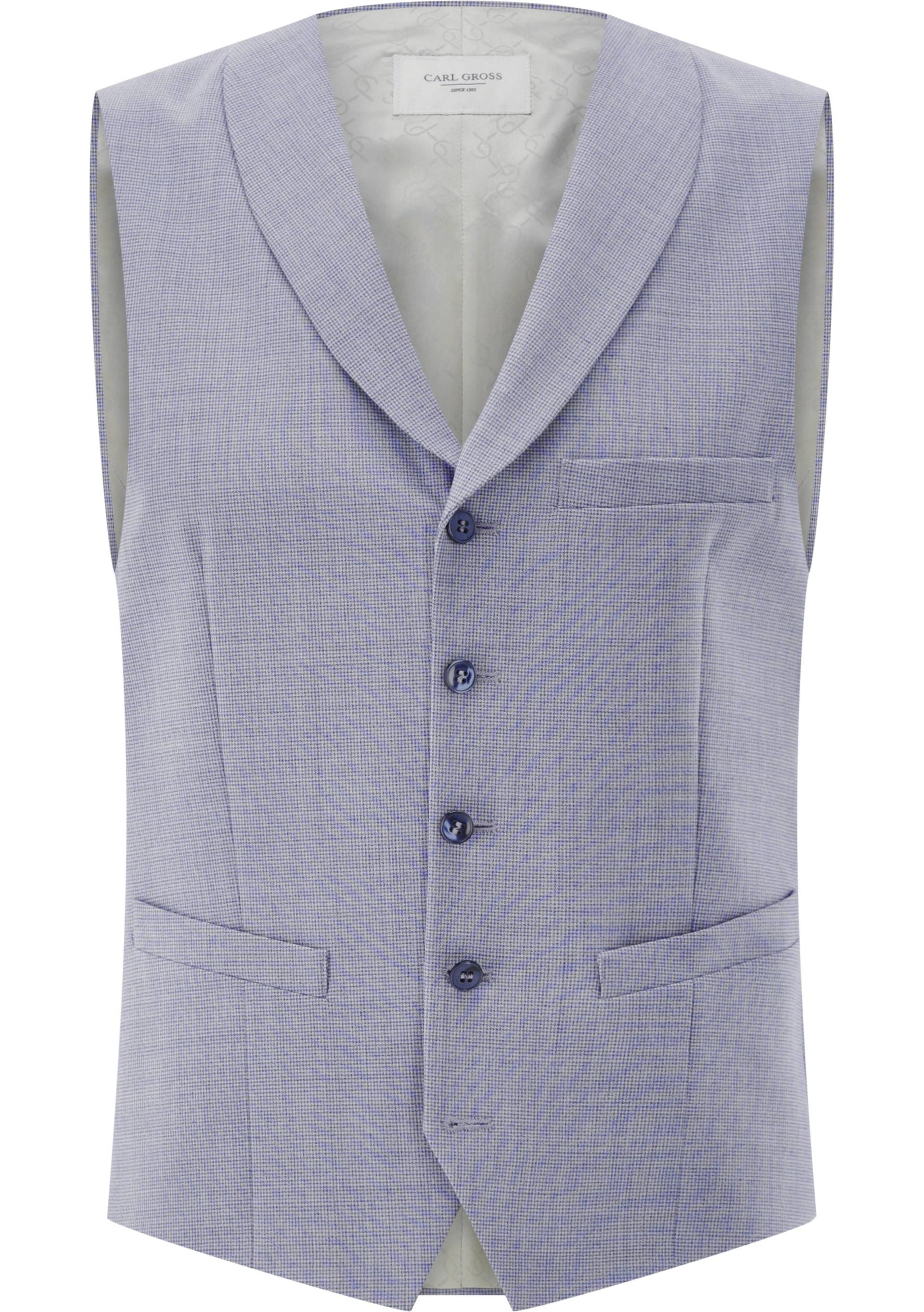 CARL GROSS - CG Warren Weste blau - Gr. - 56 von CARL GROSS