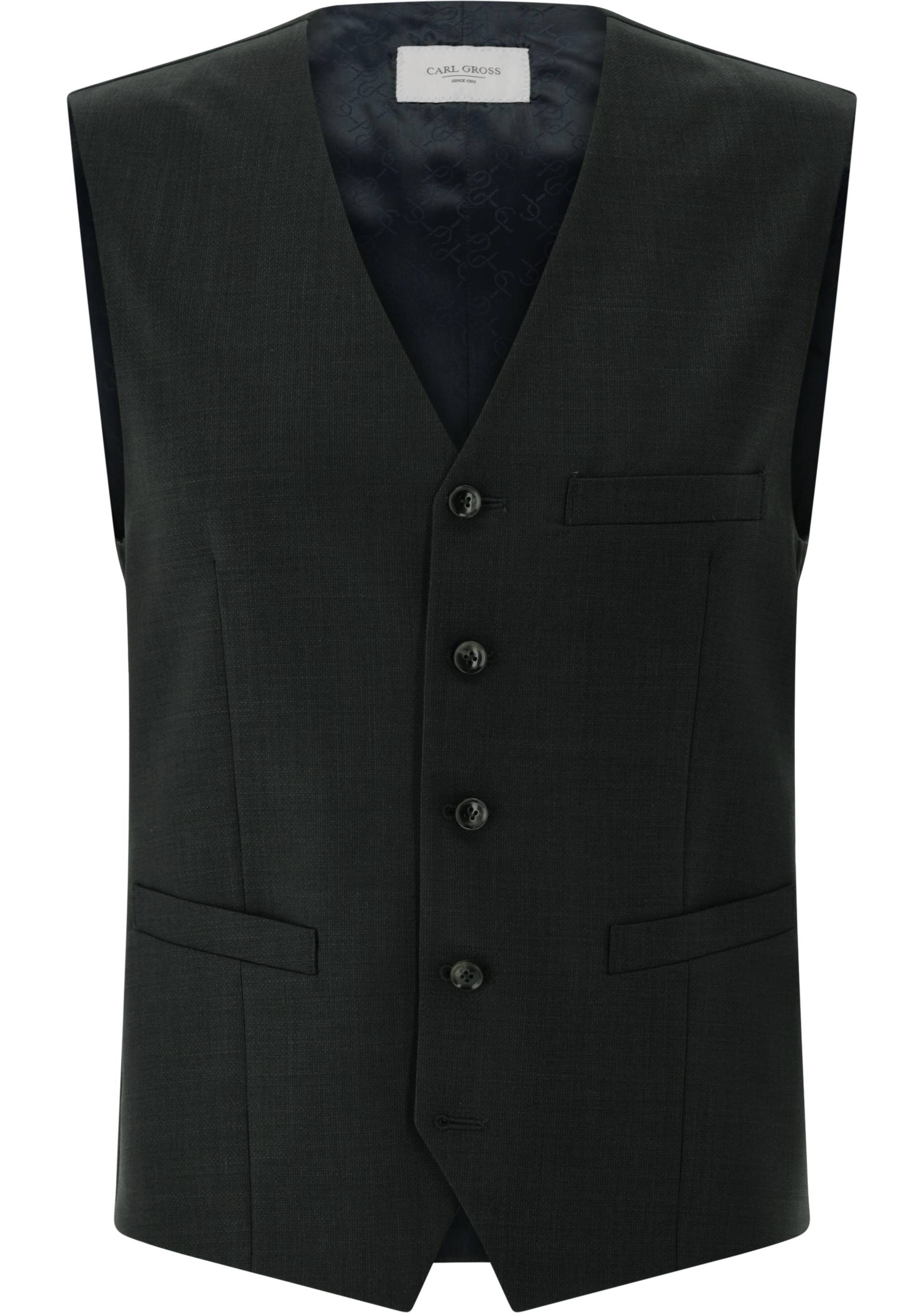 CARL GROSS - CG Winslow Weste dunkelgrau - Gr. - 52 von CARL GROSS