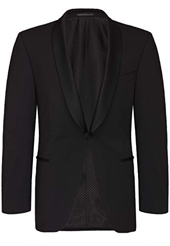 CARL GROSS Herren Jacke, Smoking CG William OS, Schwarz (Schwarz 90), Gr. 23 von CARL GROSS CONCEPT GREEN