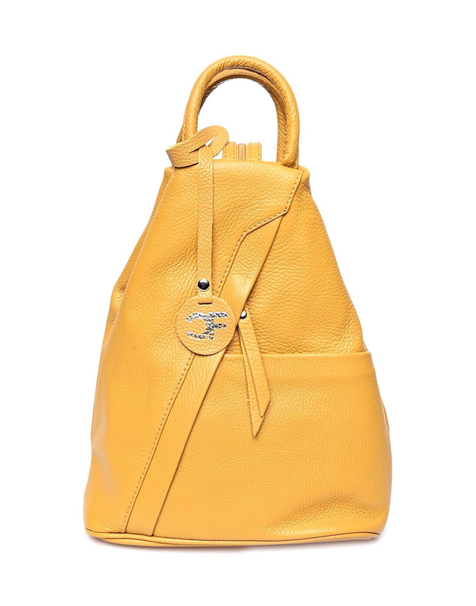 CARLA FERRERI Rucksack Damen Gelb von CARLA FERRERI