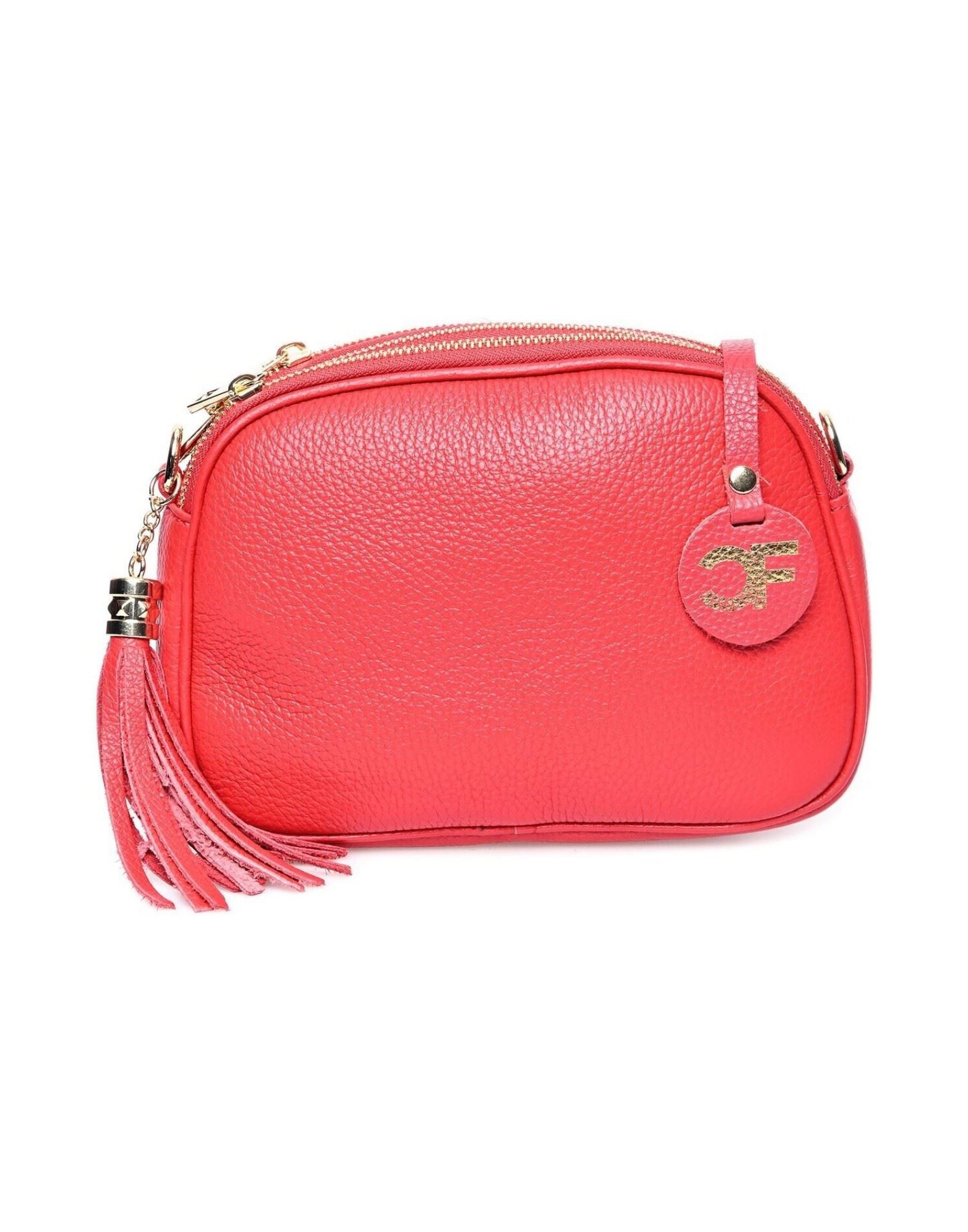 CARLA FERRERI Schultertasche Damen Rot von CARLA FERRERI