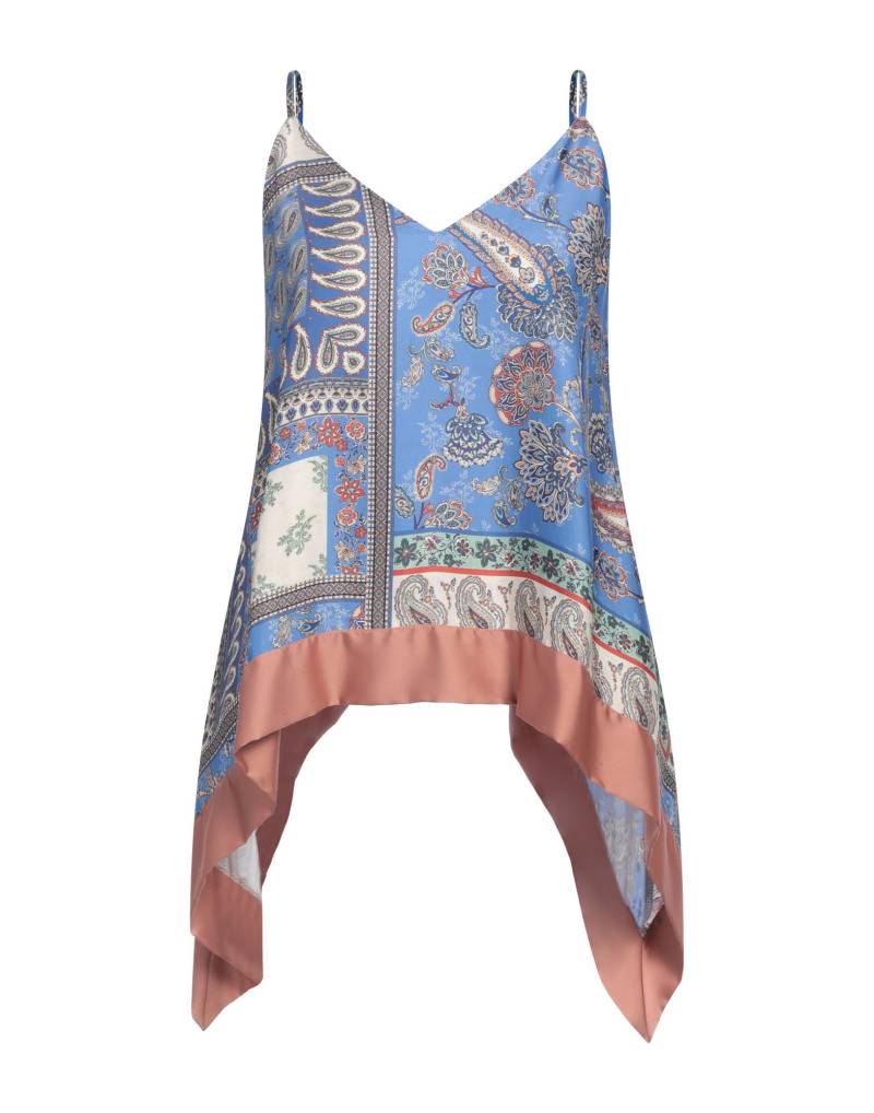 CARLA MONTANARINI Top Damen Azurblau von CARLA MONTANARINI