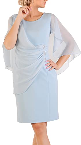 CARLA MORENO Carmen Damen Kleid elegant für Hochzeitsfeier, festlich, Communion von CARLA MORENO