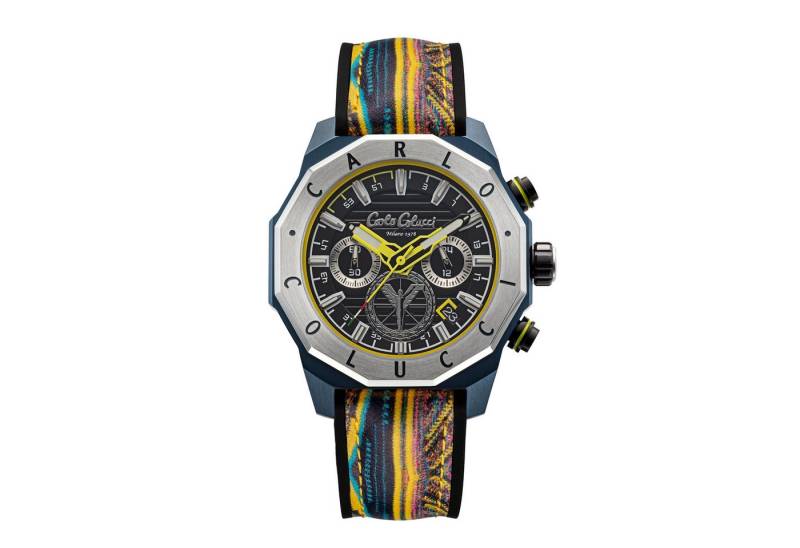 CARLO COLUCCI Quarzuhr Herrenuhr Herrenuhr 100% Edelstahl 42 Quarz Herren von CARLO COLUCCI