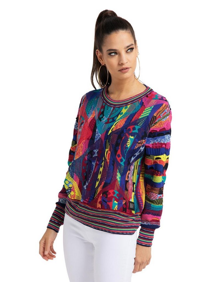 CARLO COLUCCI Rundhalspullover Cassiolari von CARLO COLUCCI