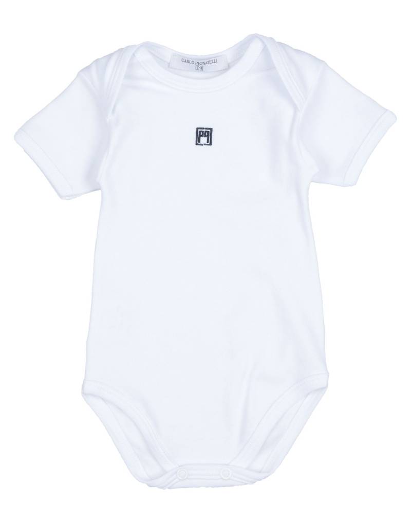 CARLO PIGNATELLI Strampelanzug Kinder Weiß von CARLO PIGNATELLI