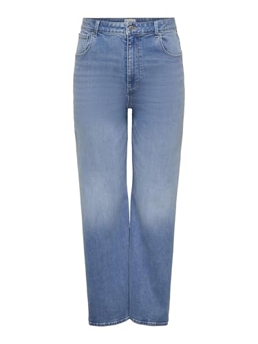CARMAKOMA Female Jeans mit weitem Bein CARHOPE-Lush Hohe Taille Weiter Beinschnitt Jeans von CARMAKOMA