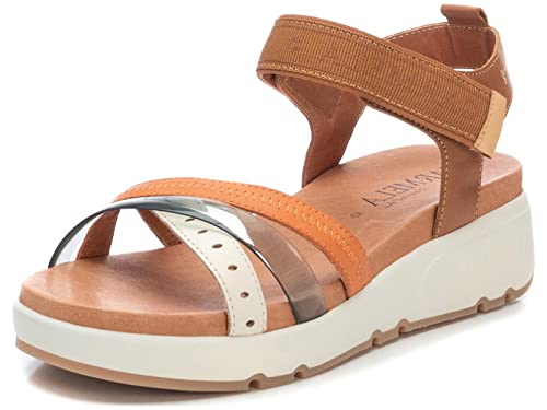 CARMELA Damen 160587 Sandale, Camel, 37 EU von Carmela