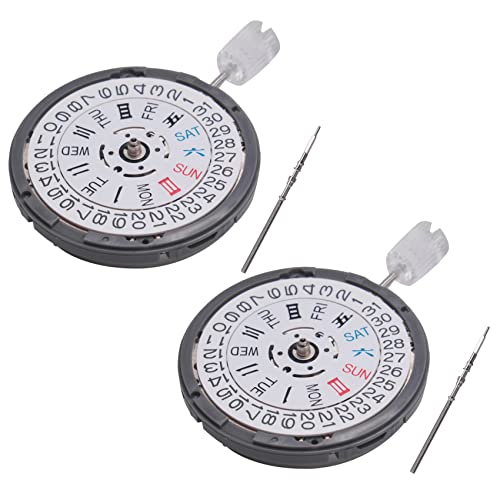 CARMIN Mechanische Uhrwerk NH36 Krone bei 3,8 Uhr Mechanische Uhr Movt für Taucher MOD Sub 24 Juwelen Weiß Datum, weiß, black font von CARMIN