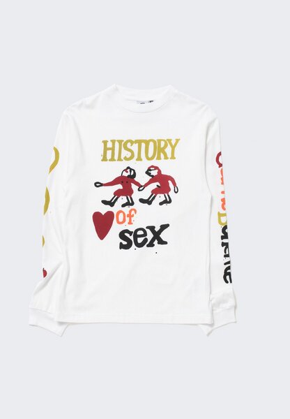 CARNE BOLLENTE Longsleeve - History of Sex aus biologisch angebauter Baumwolle von CARNE BOLLENTE