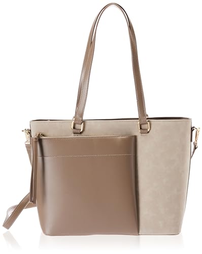 CARNEA Women's Damen Shopper, Taupe von CARNEA