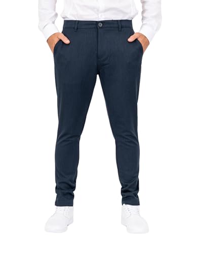CARNÉT Pavia Performance Chino Hose 29/32 | Chino Herren Slim Fit mit Stretch für Optimale Bewegungsfreiheit | Angenehme & Praktische Stretchhose Stoffhose Herren | Hellblau von CARNÉT