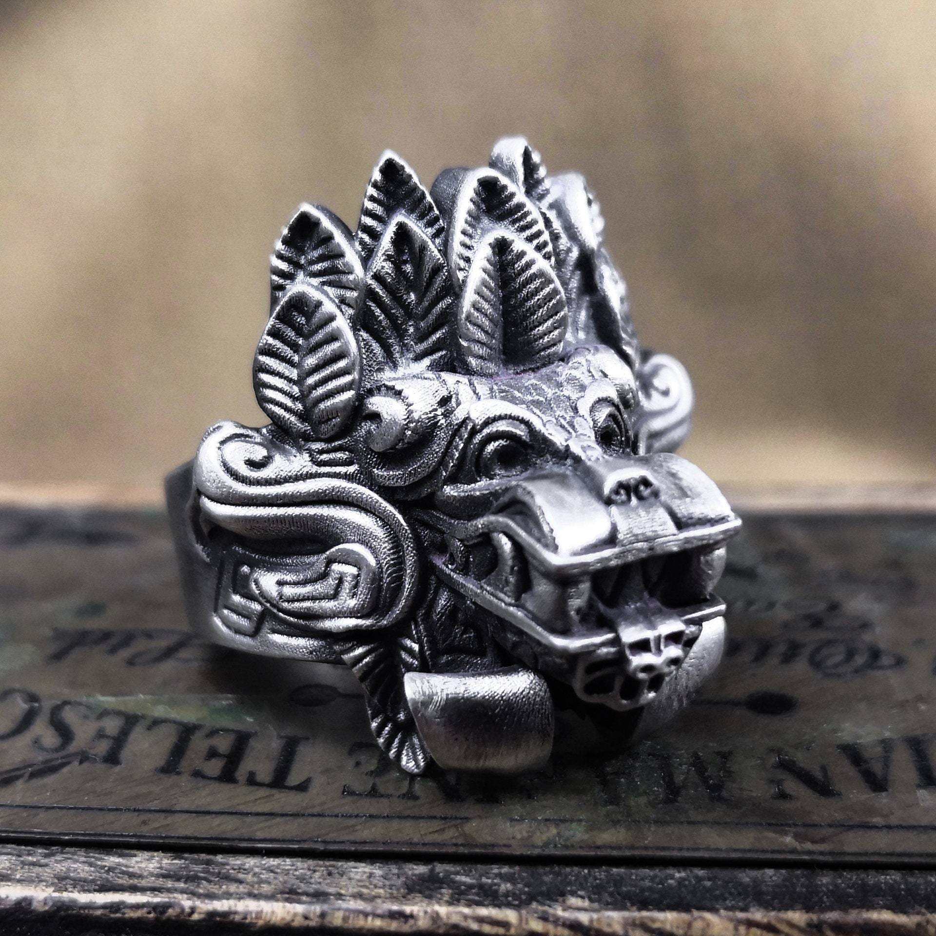 925 Sterling Silber Totenkopf Ring, Exquisiter Schmuck, Geschenk Für Sie, Ring Sie von CARO2CARA