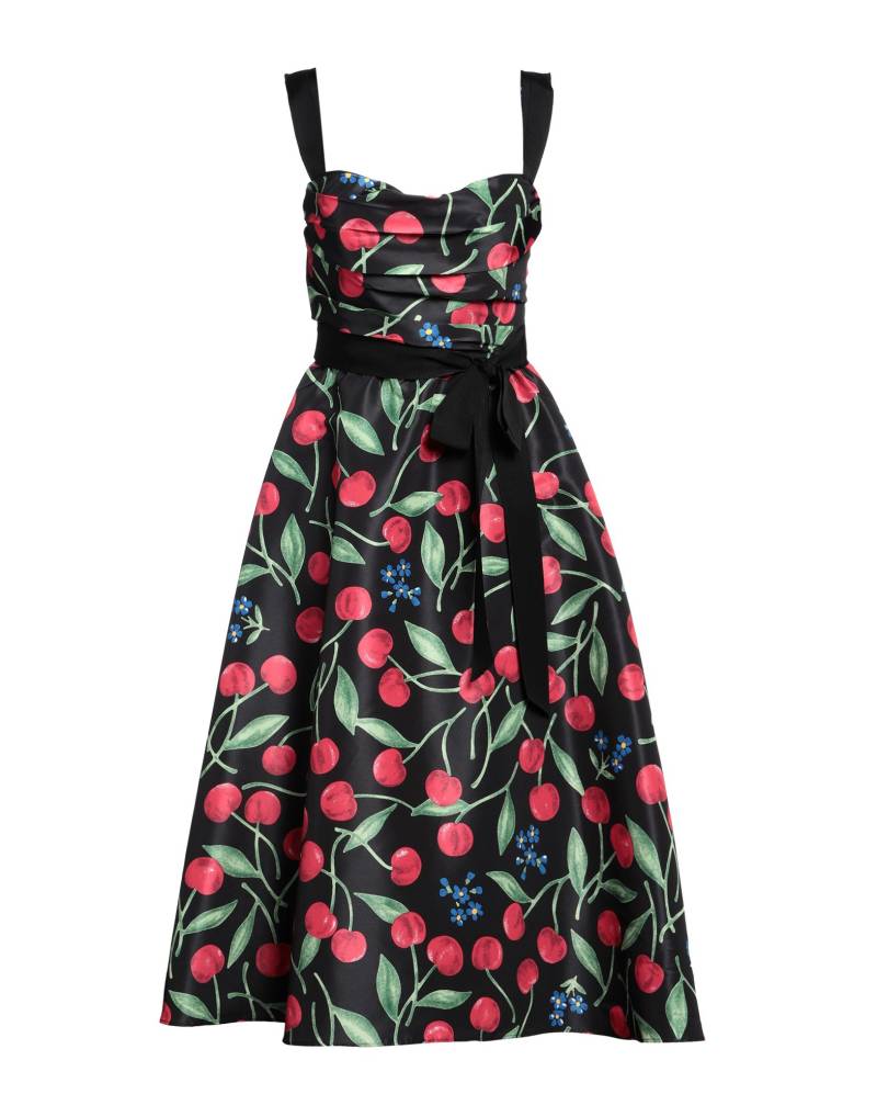 CAROLINA HERRERA Midi-kleid Damen Schwarz von CAROLINA HERRERA