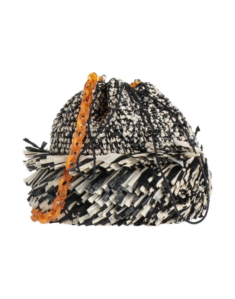 CAROLINA SANTO DOMINGO Umhängetasche Damen Schwarz von CAROLINA SANTO DOMINGO