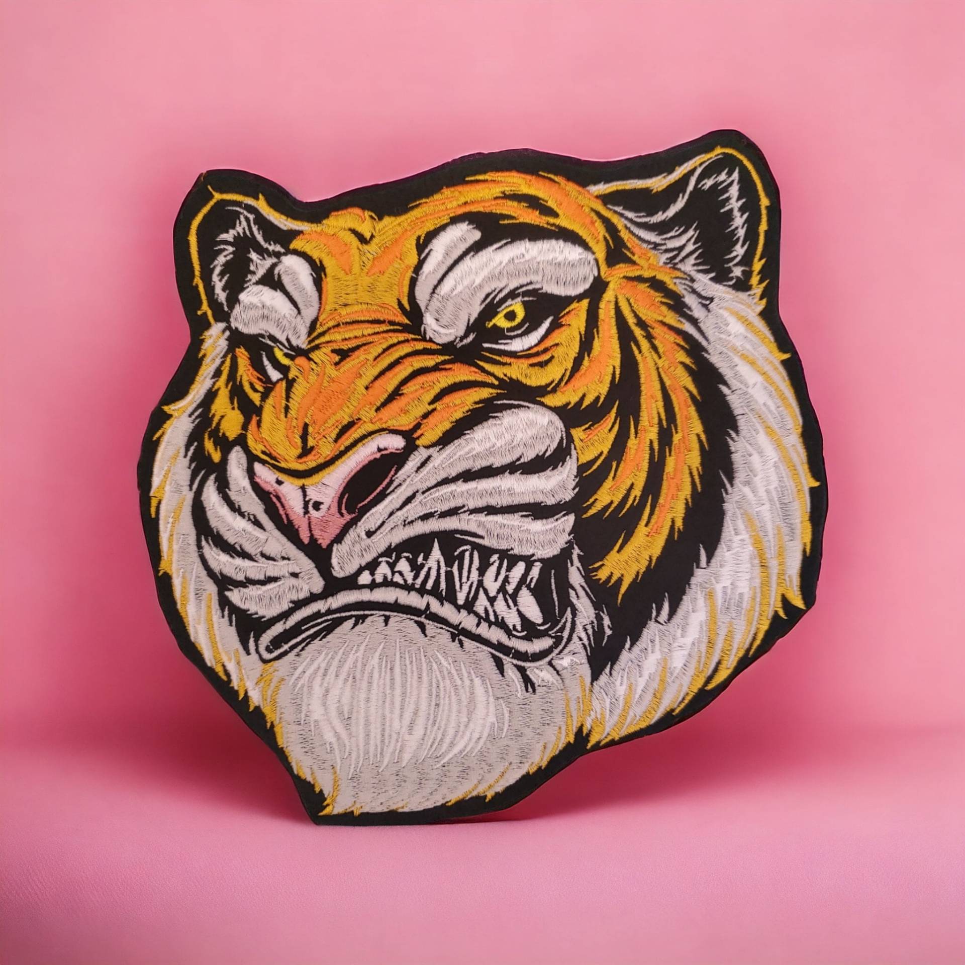 Großer Tiger Patch, Aufnäher, Bügelbild, Gestickt von CAROLINESCREATION71