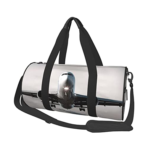 CARRDKDK Zylindrische Reisetasche mit großem Fassungsvermögen, niedliche Sporttasche, die Schuhe für Damen und Herren halten kann, bunte Flip-Flops, bedruckte Tasche für Urlaub, Fitness, von CARRDKDK