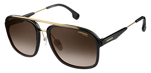 Carrera 133/S BLACK GOLD/BROWN SHADED 57/19/140 Unisex Sonnenbrillen von Carrera