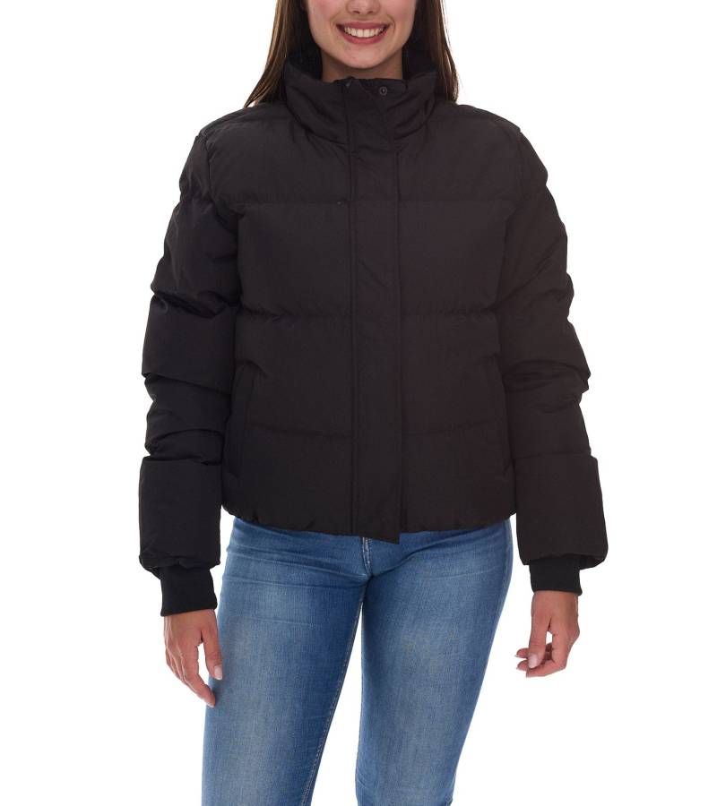 CARS JEANS Caley nachhaltige Damen gesteppte Alltags-Jacke mit Stehkragen Puffer-Jacke Herbst-Jacke Stepp-Jacke 6407601 Schwarz von CARS JEANS