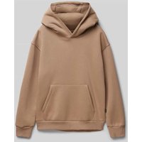 CARS JEANS Hoodie mit Label-Detail Modell 'ORLA' in Taupe, Größe 164 von CARS JEANS