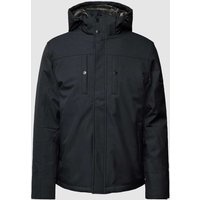 CARS JEANS Jacke mit Reißverschlusstaschen Modell 'ERIC' in Black, Größe XXL von CARS JEANS