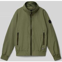 CARS JEANS Jacke mit Stehkragen Modell 'TYZER' in Schilf, Größe 164 von CARS JEANS