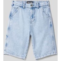 CARS JEANS Regular Fit Bermudas mit Beintaschen Modell 'Carters' in Hellblau, Größe 140 von CARS JEANS