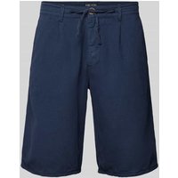 CARS JEANS Regular Fit Shorts mit Bindegürtel Modell 'HORAN' in Marine, Größe L von CARS JEANS