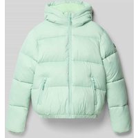 CARS JEANS Regular Fit Steppjacke mit Logo-Applikation Modell 'Bella' in Mint, Größe 140 von CARS JEANS