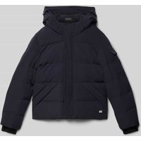 CARS JEANS Regular Fit Steppjacke mit Logo-Applikation Modell 'Camden' in Marine, Größe 188 von CARS JEANS