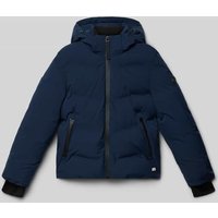 CARS JEANS Regular Fit Steppjacke mit Logo-Applikation Modell 'Lozzo' in Marine, Größe 164 von CARS JEANS