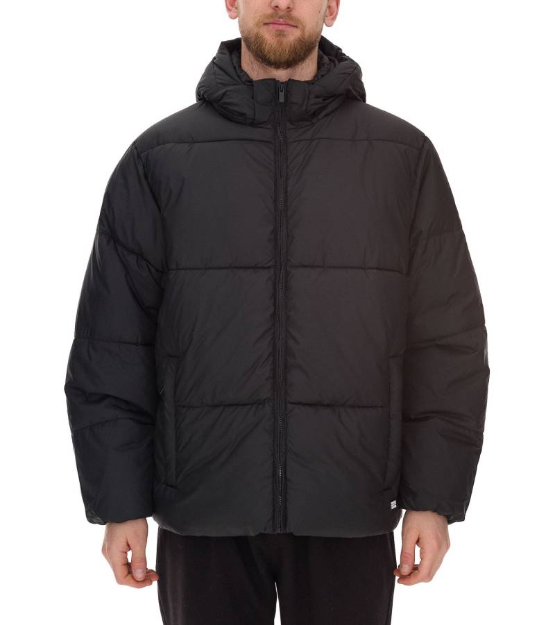 CARS JEANS Soymas Herren gesteppte Alltags-Jacke Puffer-Jacke mit abnehmbarer Kapuze Herbst-Jacke Stepp-Jacke 6617601 Schwarz von CARS JEANS