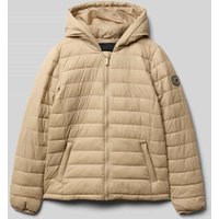 CARS JEANS Steppjacke mit Kapuze Modell 'THELMA' in Sand, Größe 164 von CARS JEANS